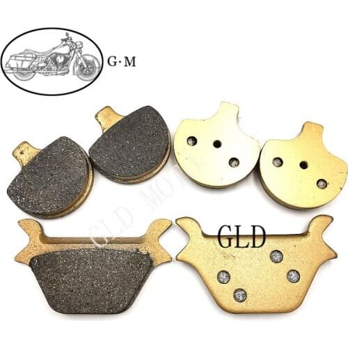 Motorcycle Front / Rear Brake Pads For HARLEY Dyna/Superglide/Sportglide/Lowrider/Wide Glide FXD FXDL FXR FXLR Late 1987-1999