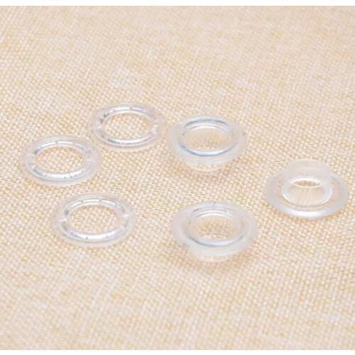 3/8 Inch ( Inner Diameter ) Plastic Grommets / Eyelets, White Finish Small plastic eyelet for bags 300pcs/lot
