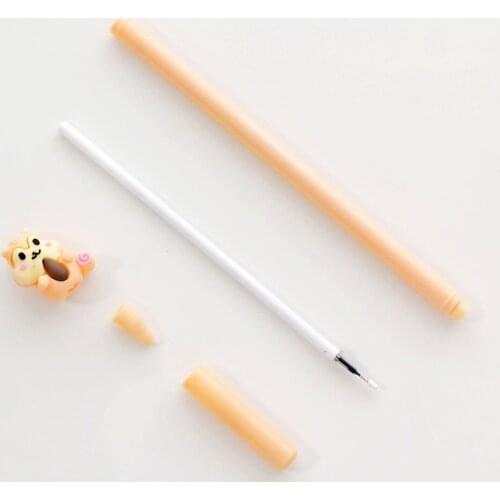Pen Cartoon Cute squirrel gel ballpoint Black color ink pens for writing Stationery Office School supplies