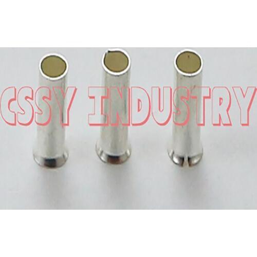 500pcs Tube naked Bare End 2.5-6.0 Square EN2508,2510,2512,2518 4009 4012 4018 6010 6012 Cold-pressed Tubular Terminal