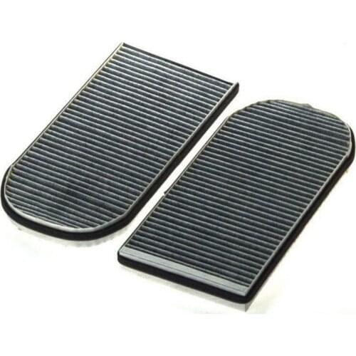 Cabin Air Filter Fit for BMW E38 728I 730I 735I 740I 750I 4.0L 5.4L Model Style Year 1995-2000 2001 Filter Accessories 2 Pcs