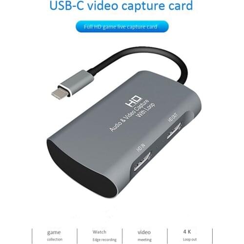 Z31A Type-C HDMI 4K Sn USB3.0 Mic Video Capture Card o Wide Stream Live