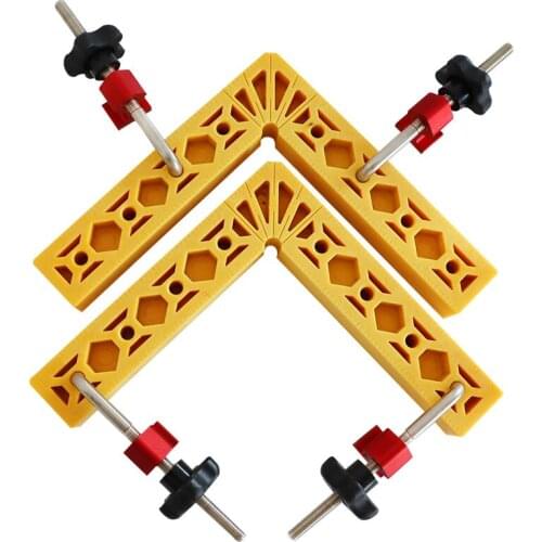 2 Set 90 Degrees L-Shaped Auxiliary Fixture Splicing board Positioning Panel Fixed clip Carpenter Square Ruler Woodworking tools