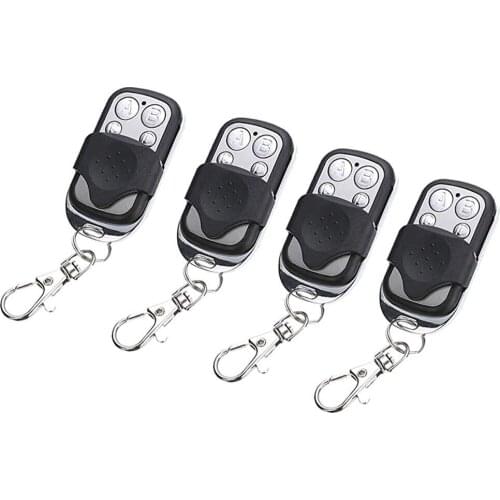 4 Pieces 433.92MHZ Clone Fixed Learning Code For Gate Garage Door Cloning Duplicator Key Fob A Distance Remote Control 2021New