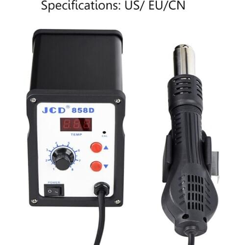 858D Hot Air Desoldering Soldering Rework Station SMD Solder Holder Repair