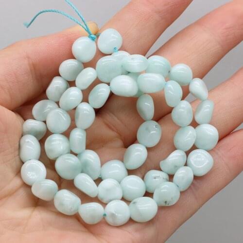 Natural Semi-precious Stone Beads Polished Green Angel Loose Beads for Jewelry Making Bracelet Necklace Crafts Accessories
