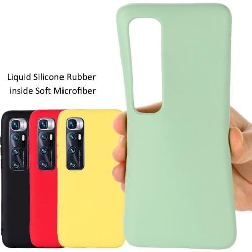 Liquid Silicone Case For Xiaomi Mi 10 Ultra Mi10 Ultra Soft Gel Rubber Protector Matte Cover