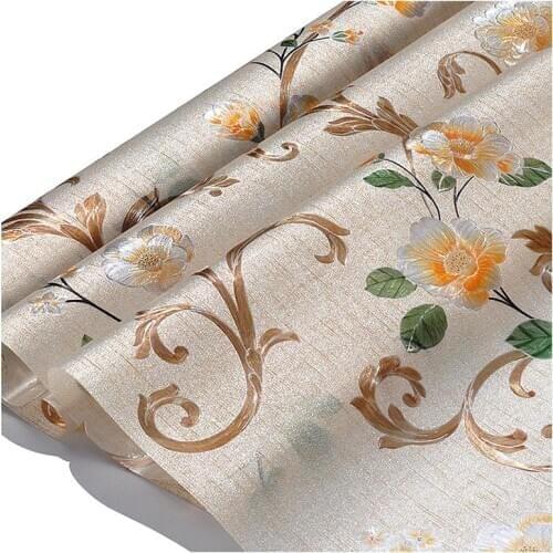 3D Decorative Flower Window Sticker Vinyl Self-adhesive Window Tint Films Stained Window Glass Films for Window Decoration