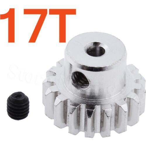 For WLtoys A959 RC Car Parts Metal 17T Motor Pinion Gear Teeth 0.7 Module