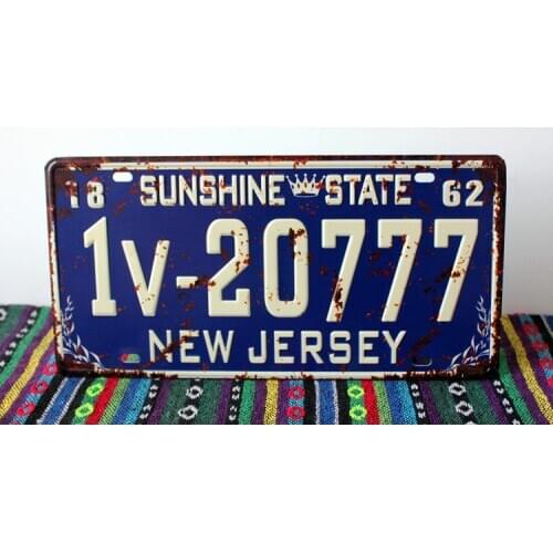 50pcs/lot Metal Sign shabby chic Wholesale Metal Tin Signs Art wall decor House Bar Cafe Retro License Plates Q-11 mix order 30