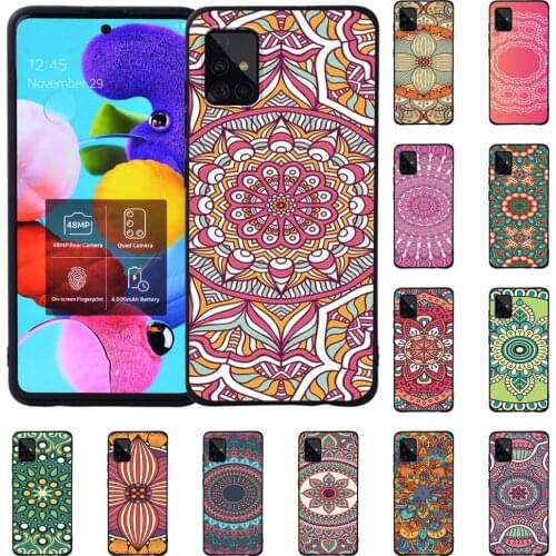 Fashion Phone Case for Samsung Galaxy A10/A20E/A30S/A40/A50/A50S/A70/A70S/A51/A71 Mandala Pattern Silicone Cover Case