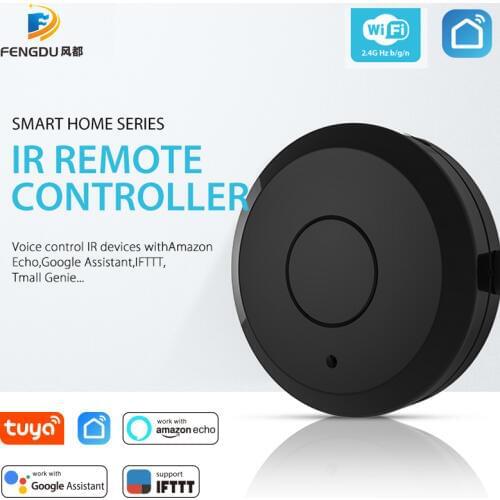 Alexa Tuya Remote Control Wifi-IR Google Home Wireless TV Universal Remote Control Smart Life Voice Learning Remote Control IPTV