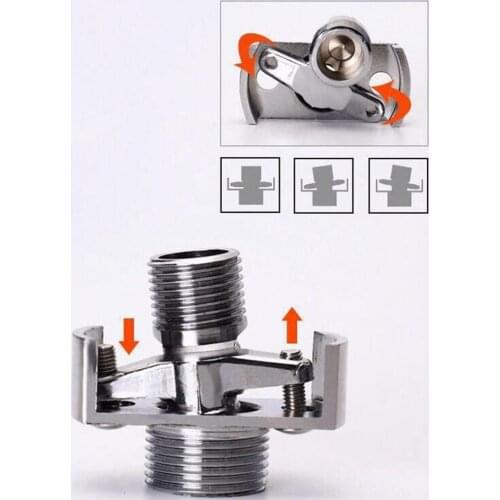 Silver Easy to Install Adjustable Bathroom Supply Universal Adjustable Copper Household Bathroom Shower Head Bracket Accessories