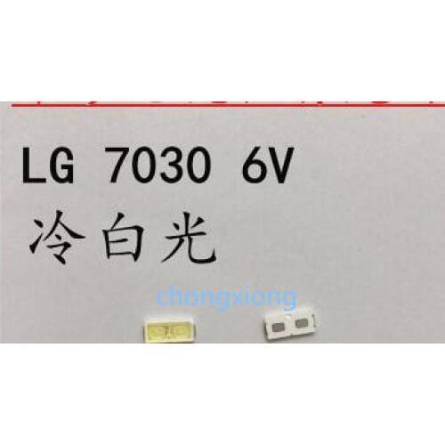 For LG Innotek led LED backlight 1W 7030 6V cool white TV application SMD 7030 led cold white 100-110lm