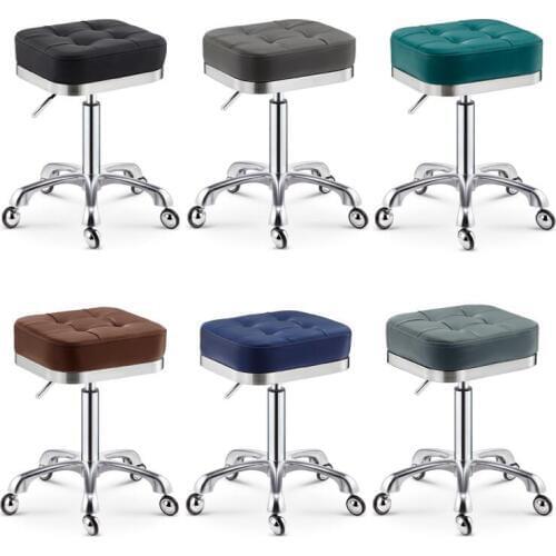 Swivel pulley beauty stool big work stool makeup hair salon manicure stool