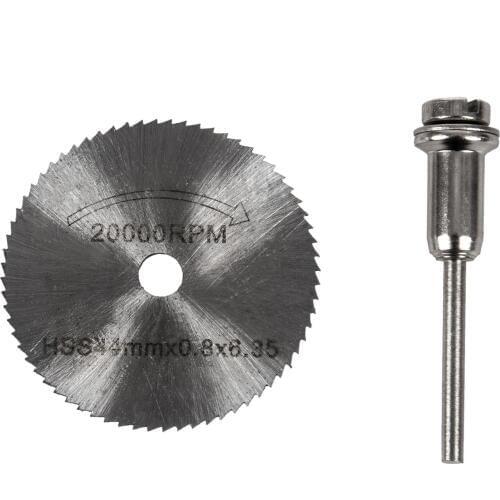 Top quality 7x HSS Circular Wood Cutting Saw Blade Discs Mandrel Mini Drill For Rotary Tool