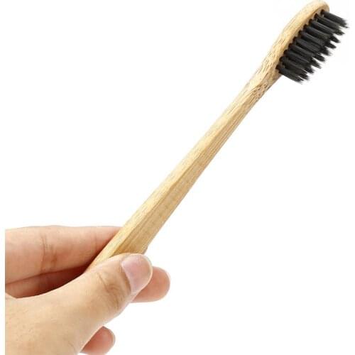 1PC Natural Pure Bamboo Toothbrush Portable Soft Hair Tooth Brush Eco Friendly Brushes Oral Cleaning Care Tools