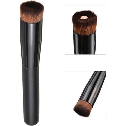 1pc Multipurpose Liquid Foundation Powder Make Up Brush Concave Shape Eyebrow Eyeshadow Brush Wooden Handle Makeup Brush