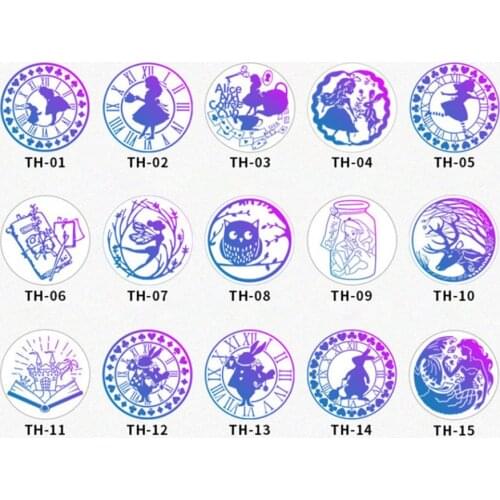 1PC Retro Alice Prince Pattern Wax Seal Stamp HEAD Birthday Vintage Wooden Sealing Scrapbooking Craft Wedding Decor Invitation