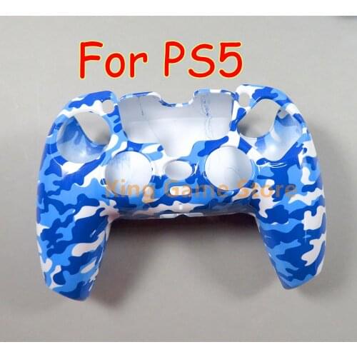 1pc Replacement Protective Case Sleeve Skin Cover For PS5 Controller Handle Plating Colorful Handle Hard Protective Shell