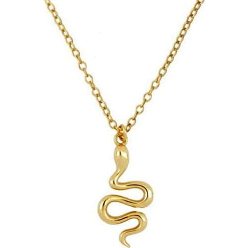 925 Silver Cute Animal Snake Pendant Ladies Long Necklace Adjustable Length Fashion Exquisite Jewelry Party Prom Gift