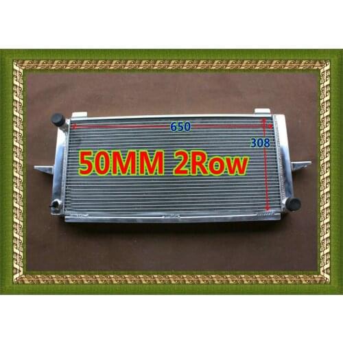 50MM Aluminum radiator for FORD ESCORT SIERRA RS500/RS COSWORTH 2.0 82-97 High-performance aluminum radiator