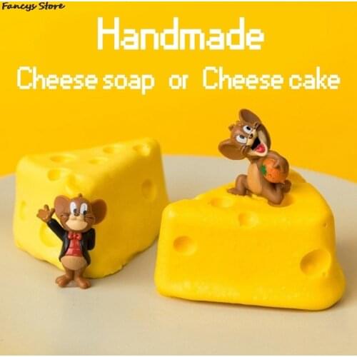 Anime Mouse Cheese Mold Cake Chocolate Candy Mold Cake Fondant Childrens Plasticine Mold DIY Creative Soap Bath Salt Mould New