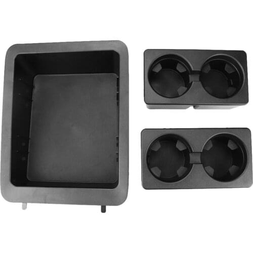 Car Center Console Water Cup Holder Center Console Organizer Armrest Box Secondary Storage For Chevrolet GMC 08-13 22860866