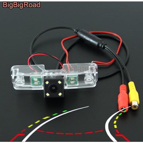 BigBigRoad Car Intelligent Parking Tracks Camera FOR Subaru Forester SG / SH 2003~2013 / Car Back up Reverse Rear View Camera