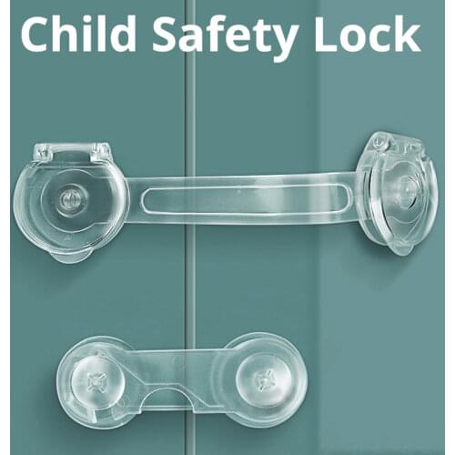 Baby Safety Lock Drawer Home Child Protection Cabinet Door Refrigerator Lock Buckle Anti-pinch Kids Safety Locker