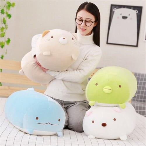 30/60/90cm Giant Corner Bio Pillow Japanese Animation Sumikko Gurashi Plush Toy Stuffed Soft Cartoon Kids Girls Valentine Gifts