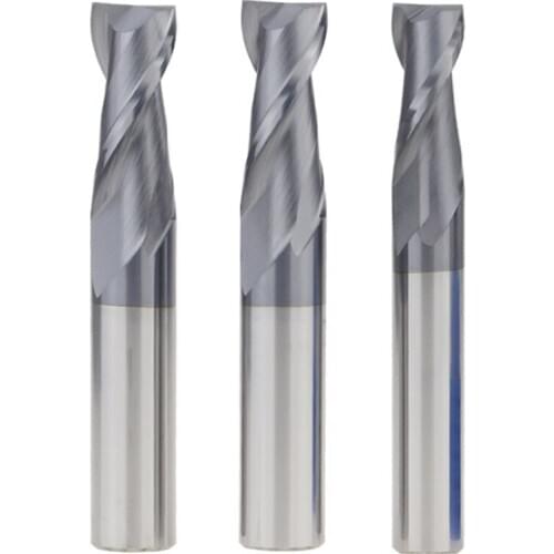 HRC45 2flute 5pcs 4mm*4D*50L straight shanks carbide endmill carbide knife router bit 4mm tungsten router tool for CNC mill