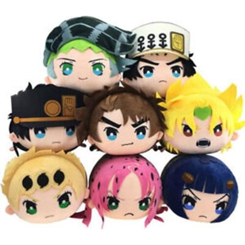 Jo Bizarre Adventure Giorno Dio Josuke Bruno Mochimochi Mascot plush Doll Toy cute gift