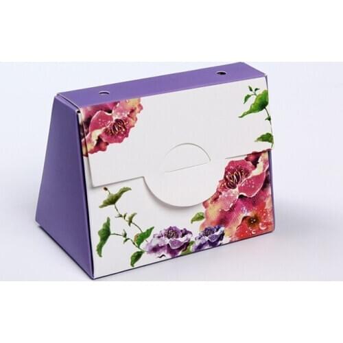 Custom Gift Cute Packaging Box with Ribbon,Matte Lamination paper chocolate packaging box ---DH10536
