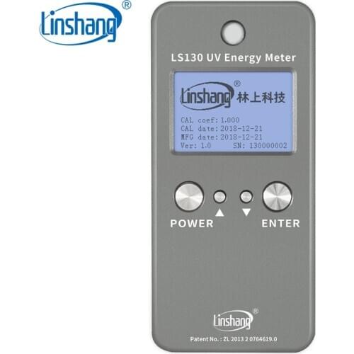 Linshang UV Light Meter Test UVA Radiation Intensity Irradiance Energy Dosage of High Pressure Mercury Lamp UV Integrator LS130
