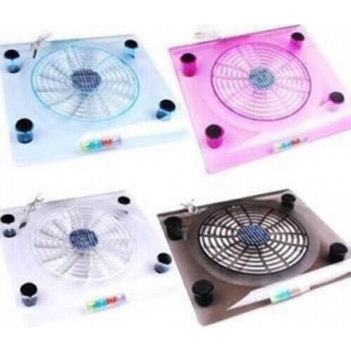 Laptop Cooler for 15" PC Notebook USB Cooling Big Fan Blue LED Light Cooler Pad Stand