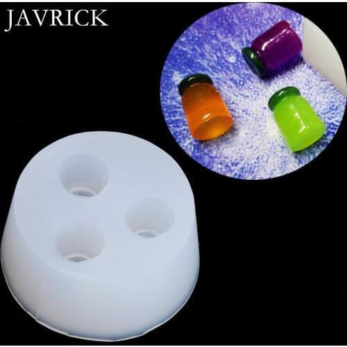 Mini Jam Jar Bottle Pendant UV Resin Casting Mold Silicone Mold Craft Tool DIY Pendant Accessories Jewelry Making Tool