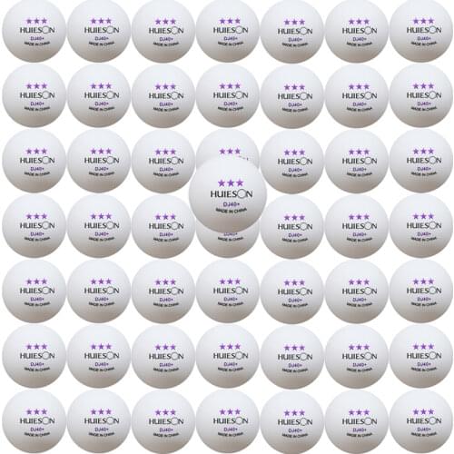 3-Stars Professional DJ40+ New Material 2.8g Table Tennis Ping pong Ball White Orange Amateur Advanced Training competition Ball
