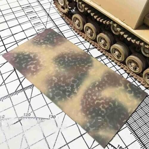 German Armor Ambush Wave Point Camouflage Leakage Spray Stencil Tools Parts
