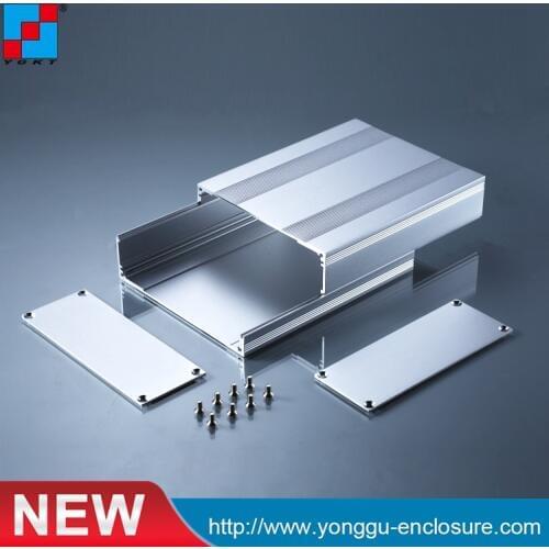 New arrival YGS-037 142*53.5-170mm (WxH-L) aluminum extrusion cnc anodizing diy case laser cutting new design