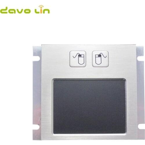 Waterproof Mini Slim Standard Rugged Stainless Steel Industrial Metal Keyboard Integrated Touchpad Mouse