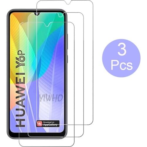 3/5 Pcs Tempered Glass For Huawei Y6P Glass Screen Protector Protective On For Huawei Y 6P Phone HD Front Film HuaweiY6P 2020