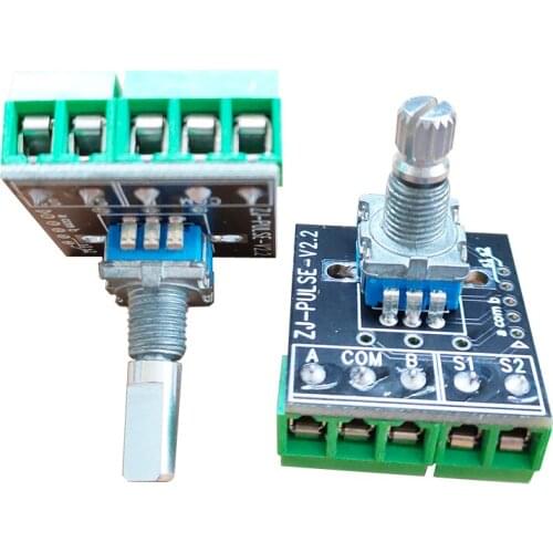 1 Piece ZJ-PULSE-1 Welding-free Control Module 20 Positioning Pulse Stepless Rotation Digital Potential Adjustment Switch