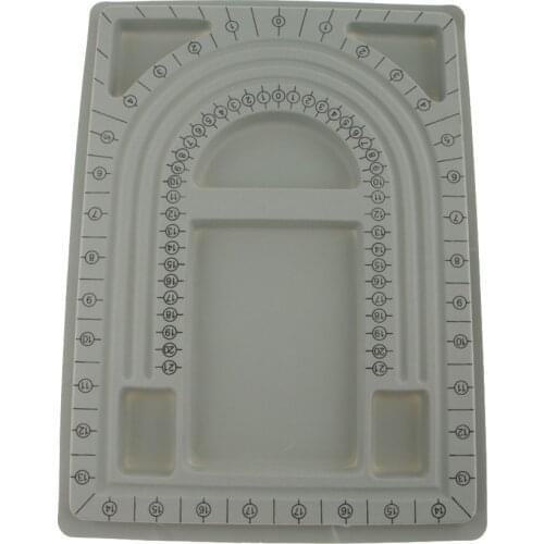 2pcs Loose Bead Pearl Board Jewelry Craft Tool String Organizer Tray Holder