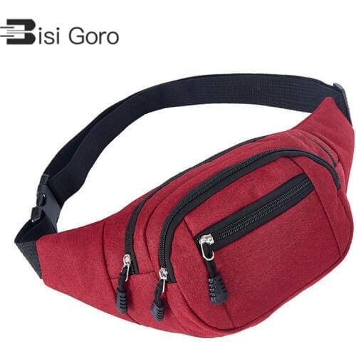 2021 New Unisex Women Waist Bag Canvas Waist Packs Outdoor Climbing Bag Fashion Waterproof Casual Large-capacity Fannypack