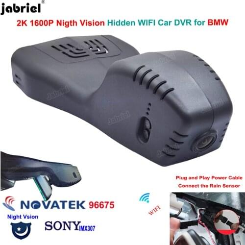 2K 1600P Wifi Dash Cam Camera Car DVR Driving Recorder For BMW X6 40i For BMW X6 30d For BMW X6 40d For BMW X6 G06 2020 - 2022