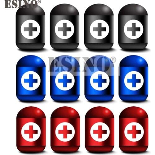 4 x Car Styling Aluminum Alloy Swiss National Flag Wheel Tire Valve Caps Wheel Tires Valves Tyre Stem Air Caps Airtight Covers