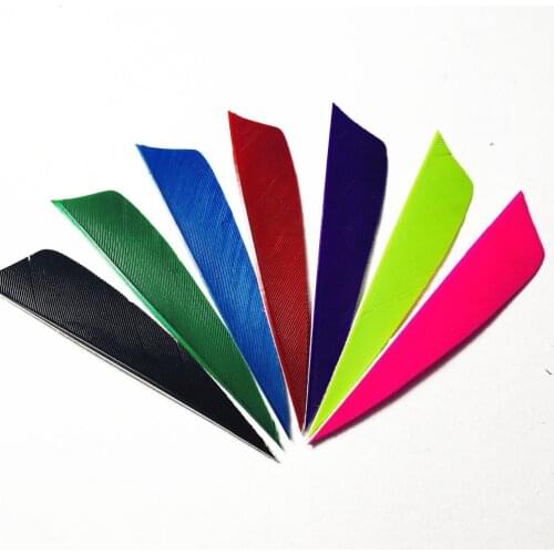 50 pcs 3 "Shield Archery Feather Fletches Hunting & Shooting Arrow Accessories-3 inch RW Arrow Feathers Bow Arrow