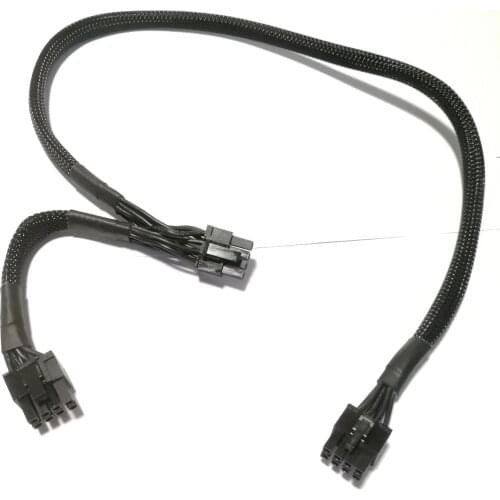 8Pin To Mainboard PCI-E Graphics Video Card GPU 2-Port 8p 6pin+2pin Power Socket Cable For EVGA G+ G2 G3 P2 T2 GS Power Module