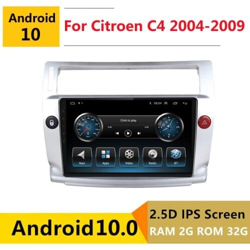 2G RAM Android car stereo for Citroen C4 2004 2005 2006 2007 2008 2009 radio navigation GPS Multimedia Player headunit
